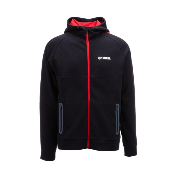 Yamaha Yamaha Revs Durban Mens Black Zip Thru Hoodie
